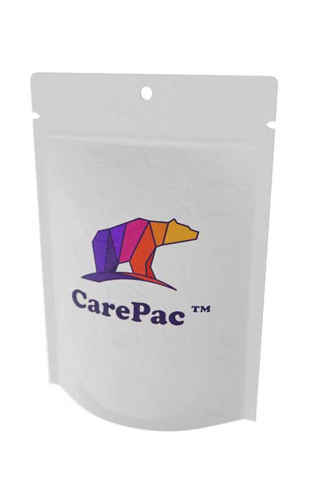 Carepac | Custom Stand Up Pouches | Custom Printed Mylar Bags